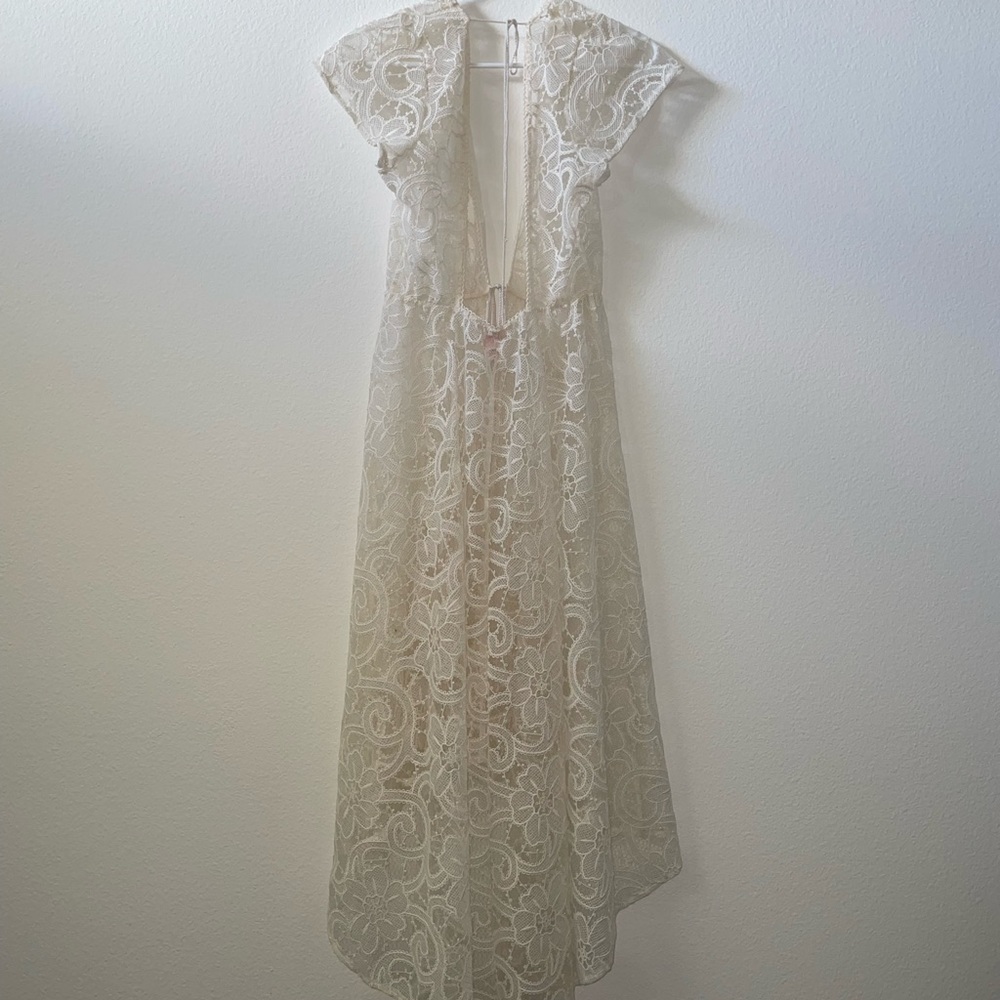 Victoria Secret off white lace cover up